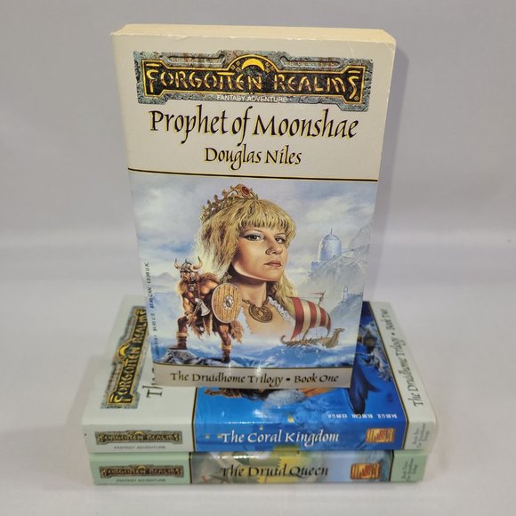 AD&D Forgotten Realms Druidhome Trilogy 3 Paperback Novel Books Douglas Niles - Picture 1 of 2